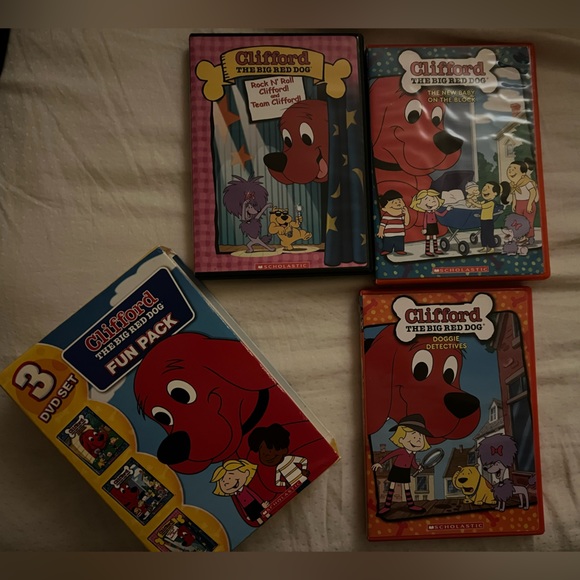 5 DVDs - Clifford and the Red Dog, Fraggle Rock and Dr. Seuss - Picture 2 of 4